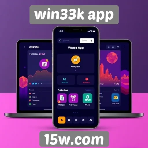 Plataforma win33k app se destaca pela interface amigável